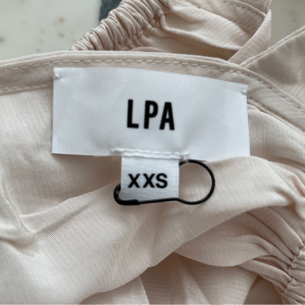 LPA | Allard Cream Cut out Flowy Mini Dress - Picture 5 of 5